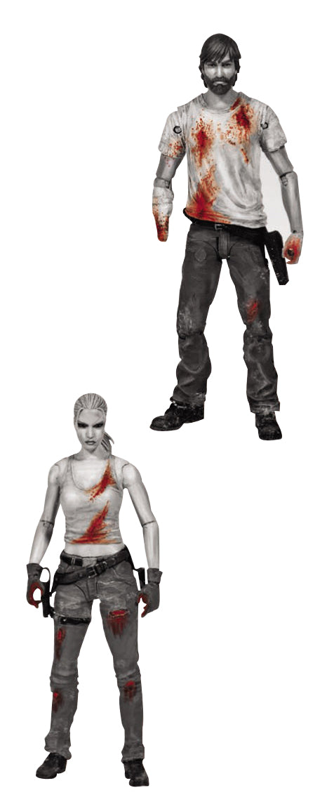 Walking Dead Series 3 Previews Exclusive Rick & Andrea 2 pack
